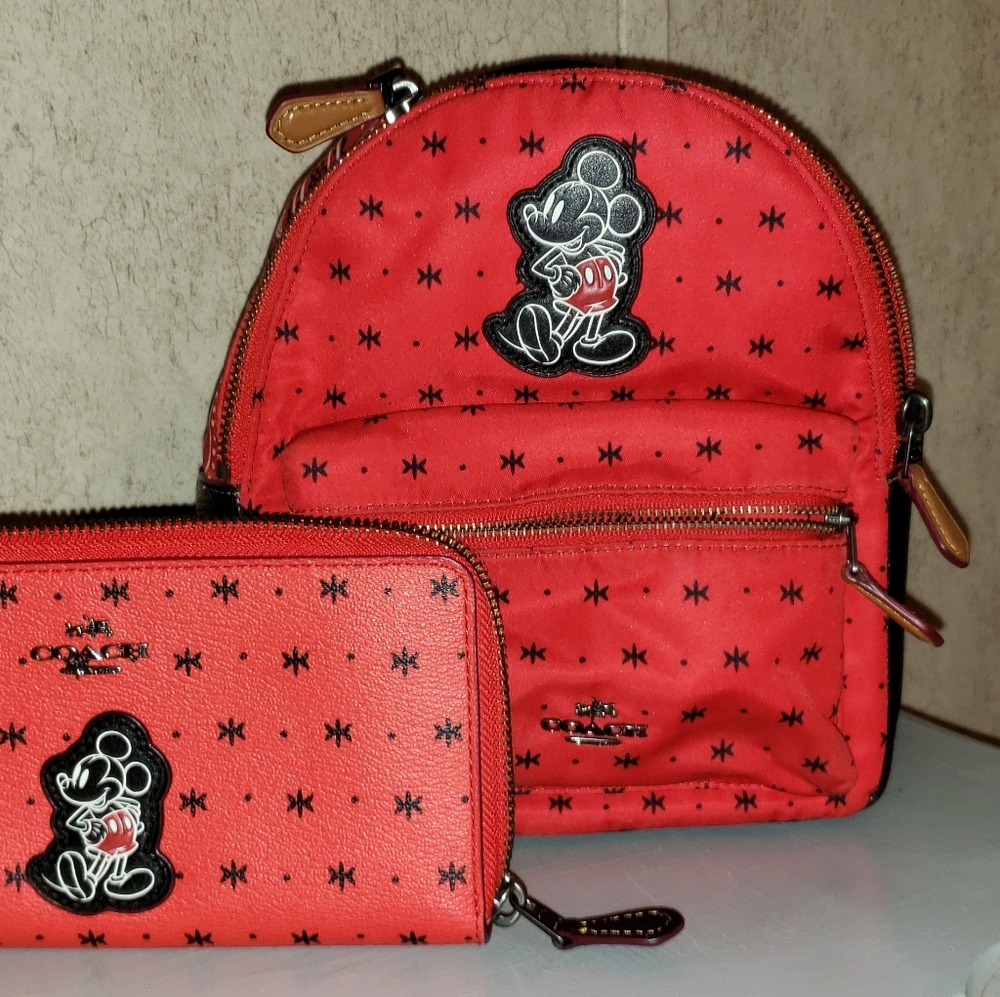 Coach Disney Backpack & Wallet